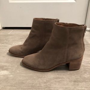 Madewell Pauline suede bootie